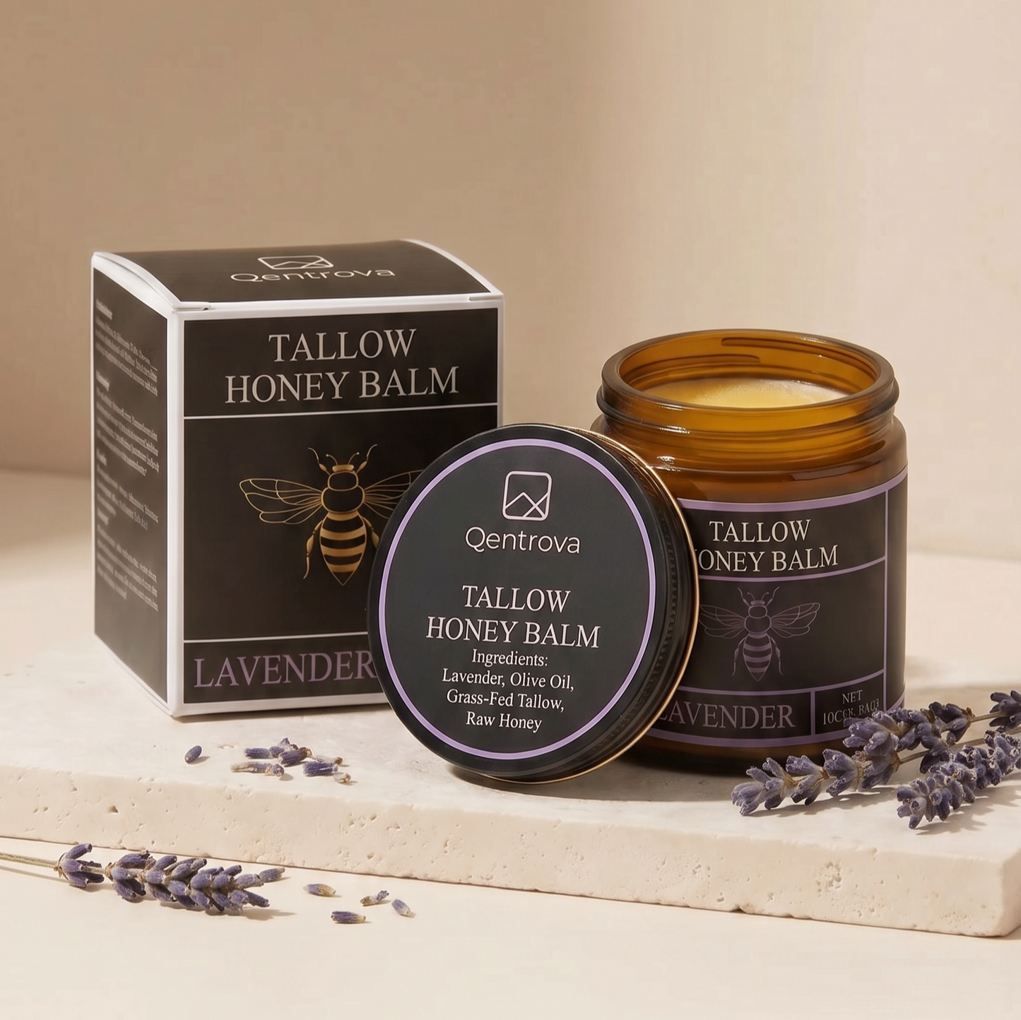 Grass-Fed Tallow Honey Balm