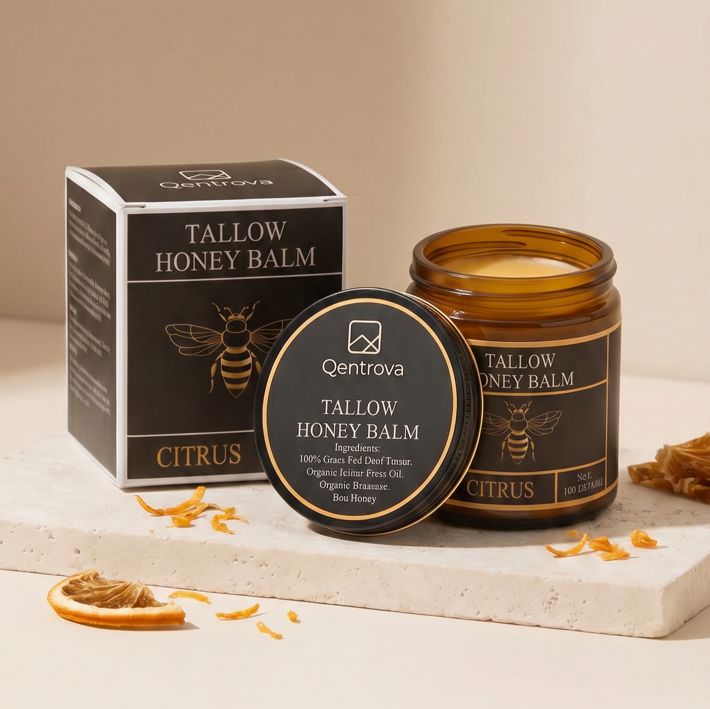 Grass-Fed Tallow Honey Balm